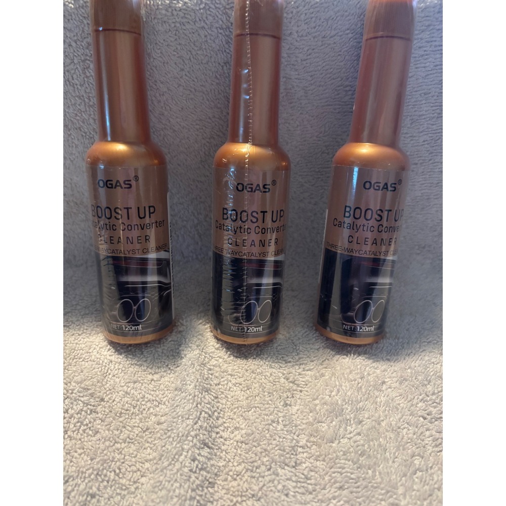 OGAS Boost Up Catalytic Converter Cleaner 120ml Three-Way Catalyst Cleaner Lot